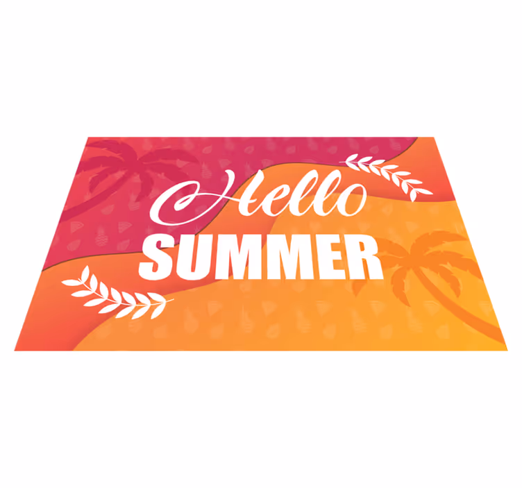 Tovaglietta americana originale design estivo - TenStickers