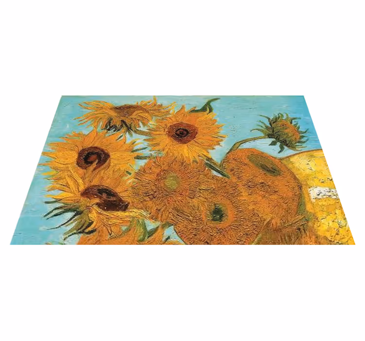 Tovaglietta personalizzata originale I girasoli di van gogh - TenStickers