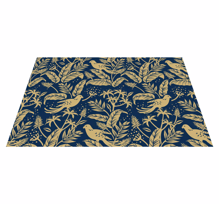 Tovaglietta americana originale motivo foglia elegante - TenStickers