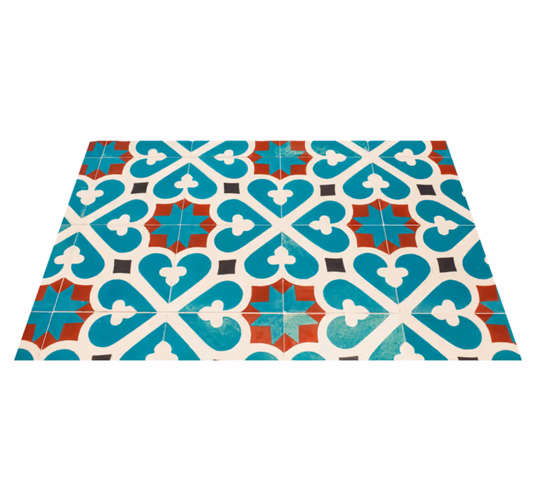 Tovaglietta americana concetto geometrico vivace - TenStickers