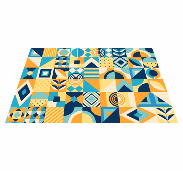 Tovaglietta americana moderna gioco di motivi geometrici - TenStickers