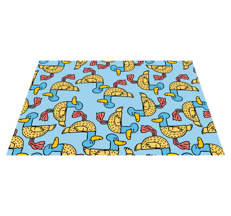 Tovaglietta americana originale motivo anatra stravagante - TenStickers