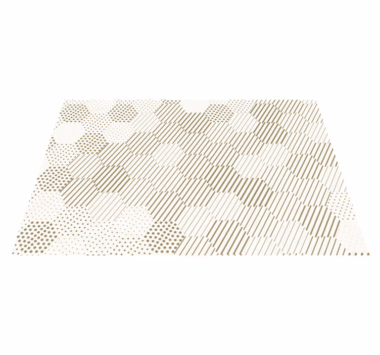 Tovaglietta americana motivo geometrico elegante - TenStickers