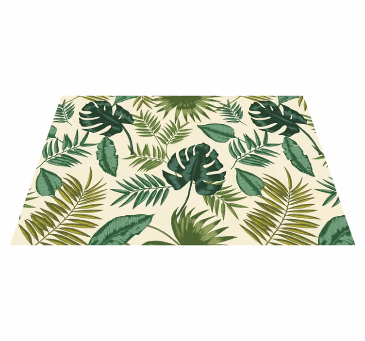 Tovaglietta americana con motivo tropicale fogliato - TenStickers