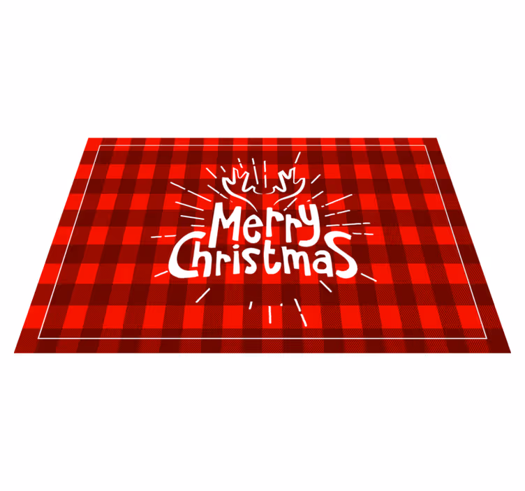 Tovaglietta personalizzata natale design buon natale - TenStickers