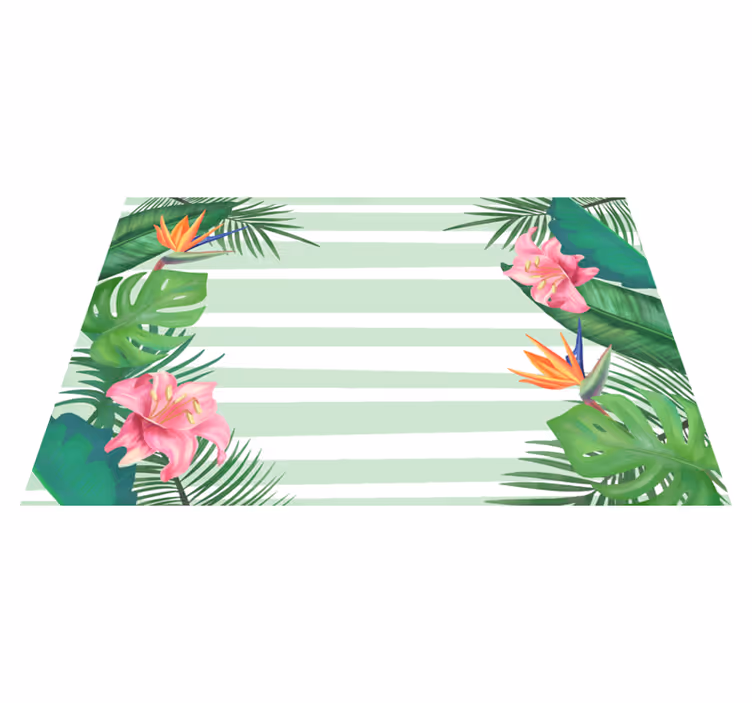 Tovaglietta americana originale con foglia tropicale - TenStickers