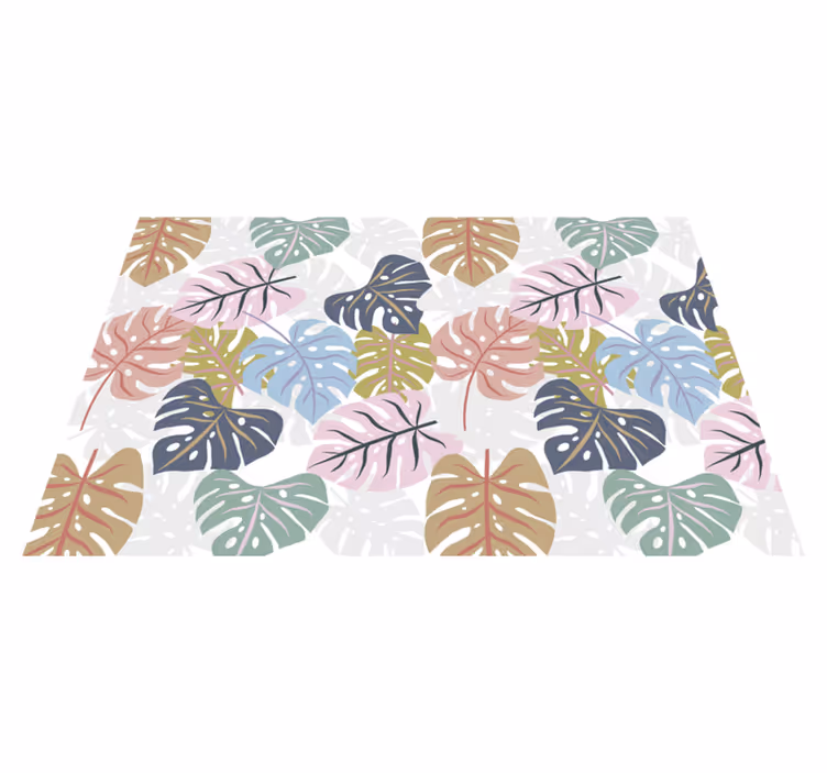 Tovaglietta americana originale stampa foglie tropicali - TenStickers