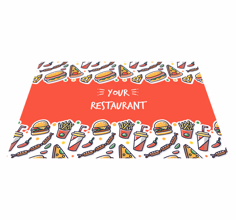 Tovaglietta americana originale opere d'arte gastronomiche - TenStickers