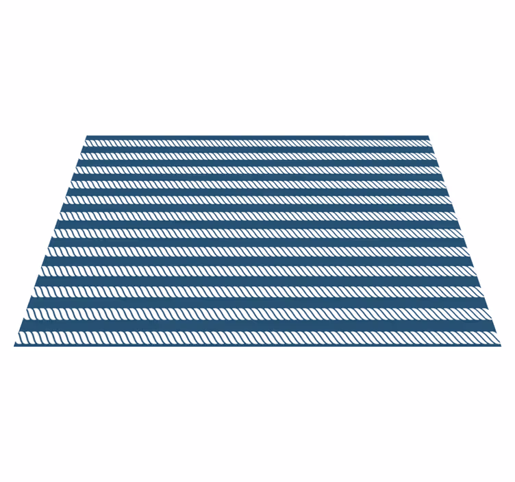 Tovaglietta americana moderna a righe navy - TenStickers