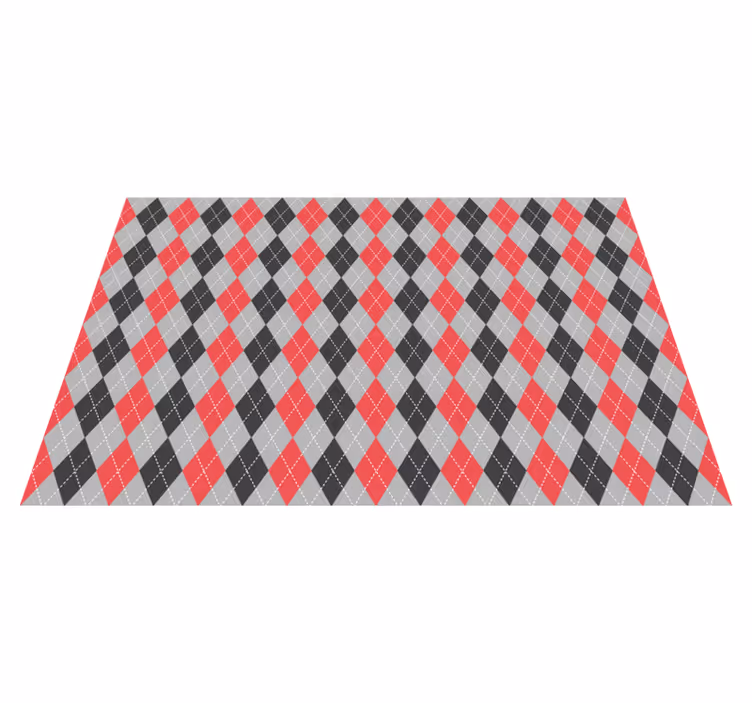 Tovaglietta americana motivo argyle geometrico - TenStickers