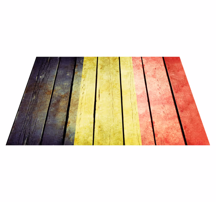 Tovaglietta americana tavola di legno colorata - TenStickers