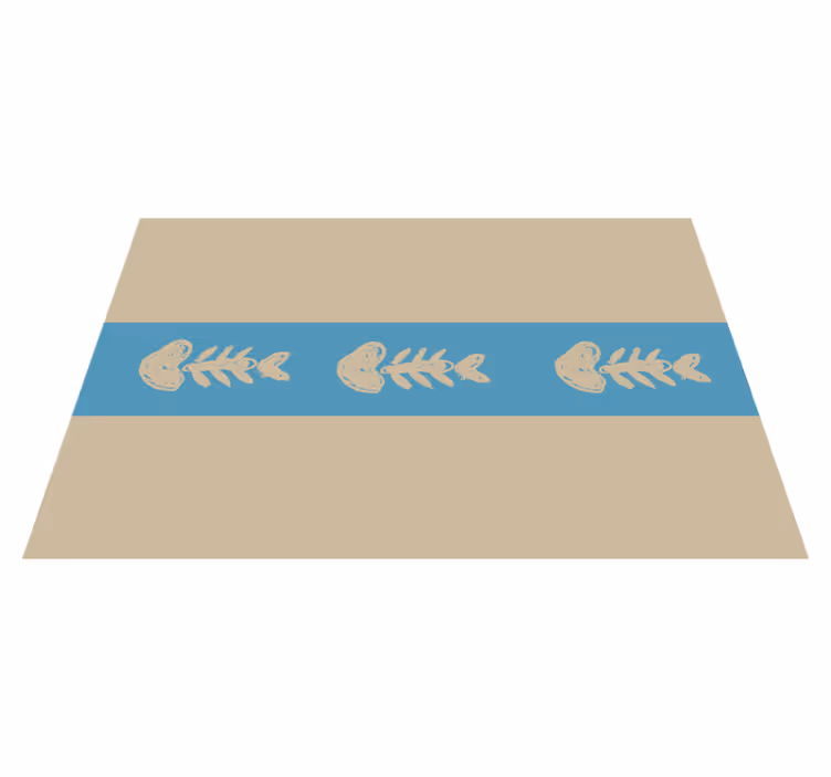 Tovaglietta americana originale motivo pesce unico - TenStickers