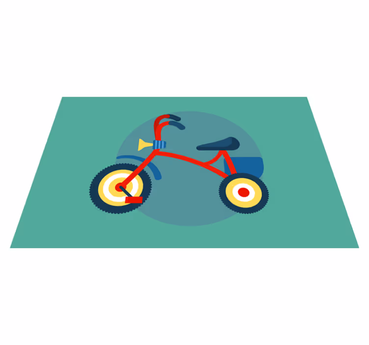 Tovaglietta americana infantile triciclo con clacson - TenStickers