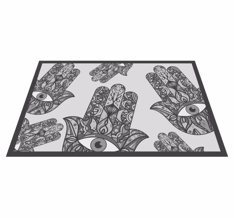 Tovaglietta americana originale motivi delle mani intricati - TenStickers