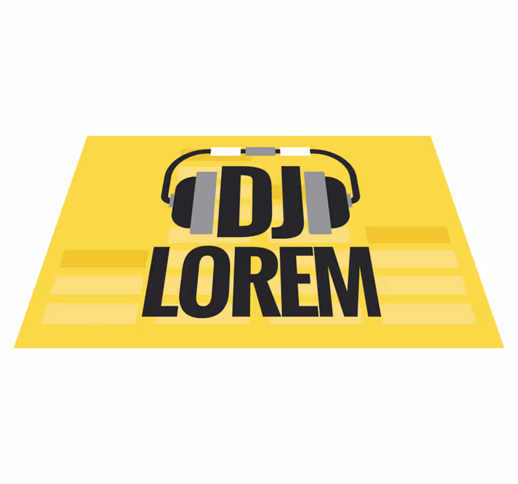 Tovaglietta americana con nome Colori pantone dj con nome - TenStickers