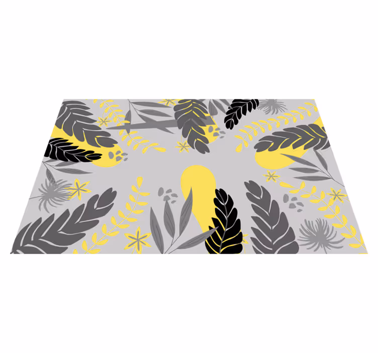 Tovaglietta americana concetto foglia botanica - TenStickers