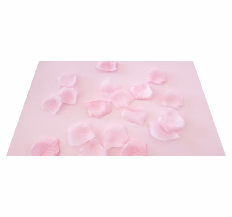 Tovaglietta americana composizione di petali delicati - TenStickers