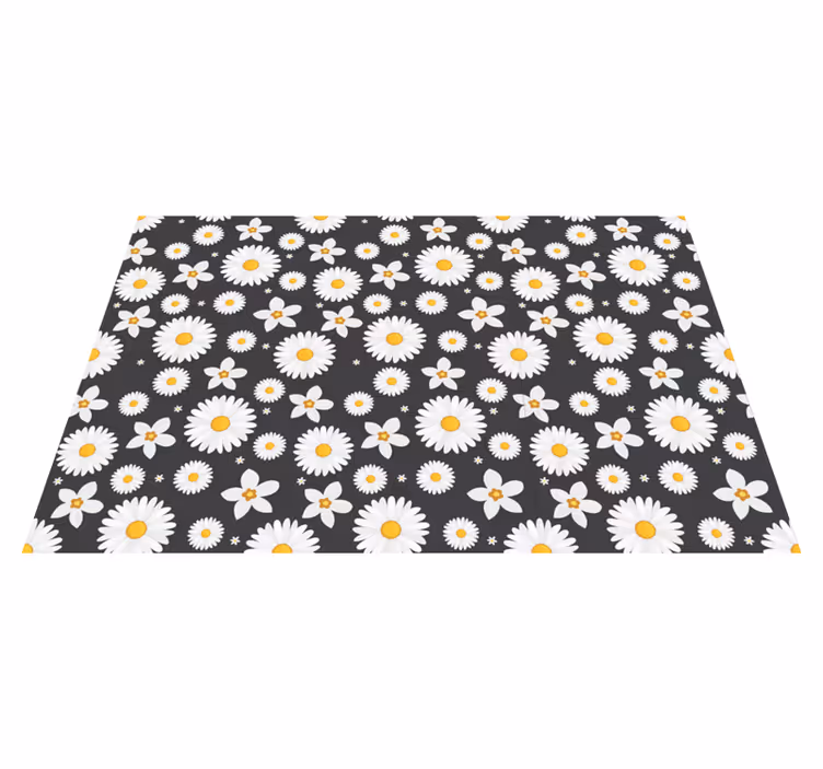 Tovaglietta americana elemento floreale margherita - TenStickers