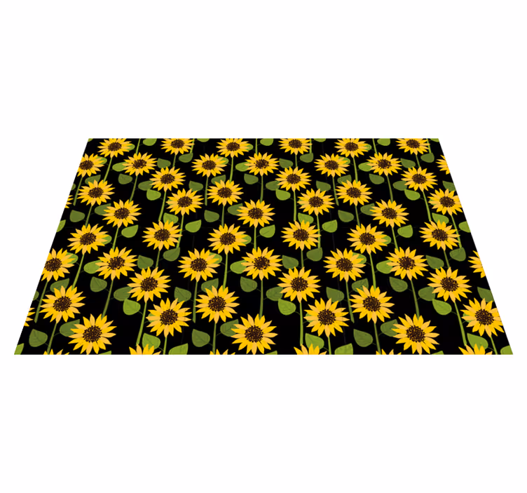 Tovaglietta americana originale con motivo girasole - TenStickers