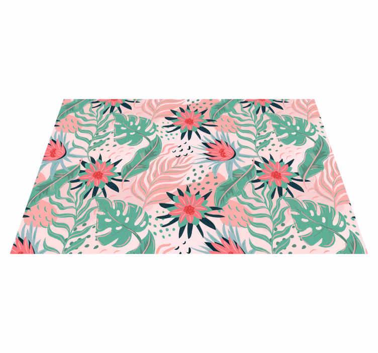 Tovaglietta americana originale motivo floreale tropicale - TenStickers