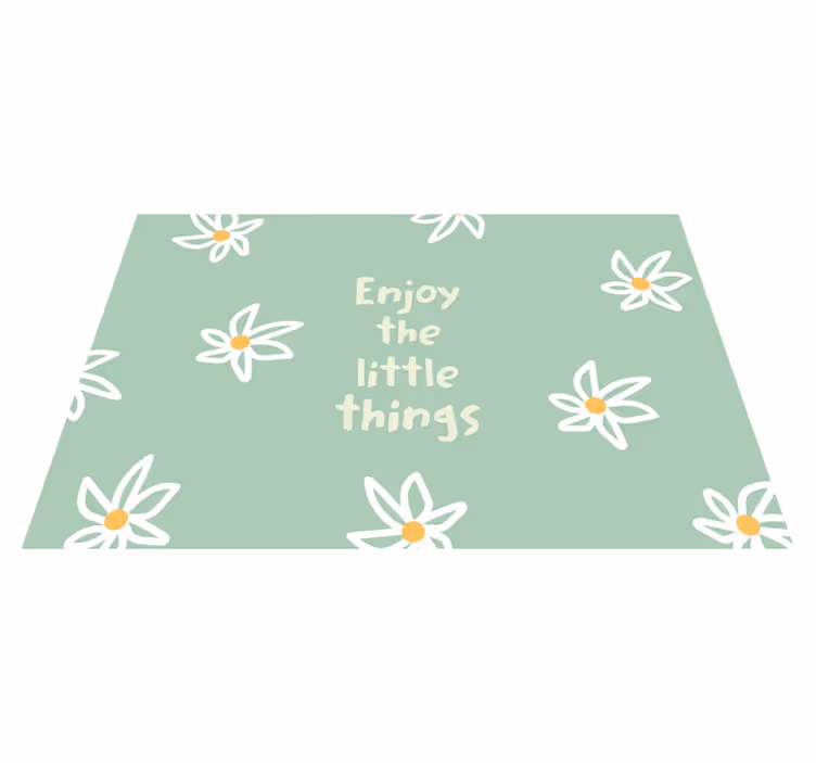 Tovaglietta americana originale con fiori di margherita - TenStickers