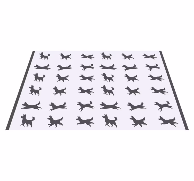 Tovaglietta americana originale motivo canino elegante - TenStickers