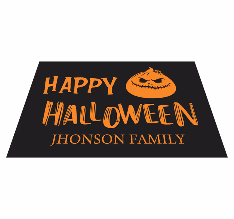 Tovagliette americana halloween saluti di famiglia - TenStickers