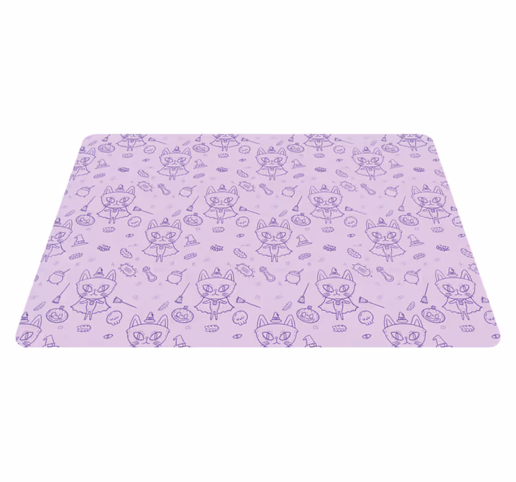 Tovaglietta americana infantile con motivo gatto fantasioso - TenStickers