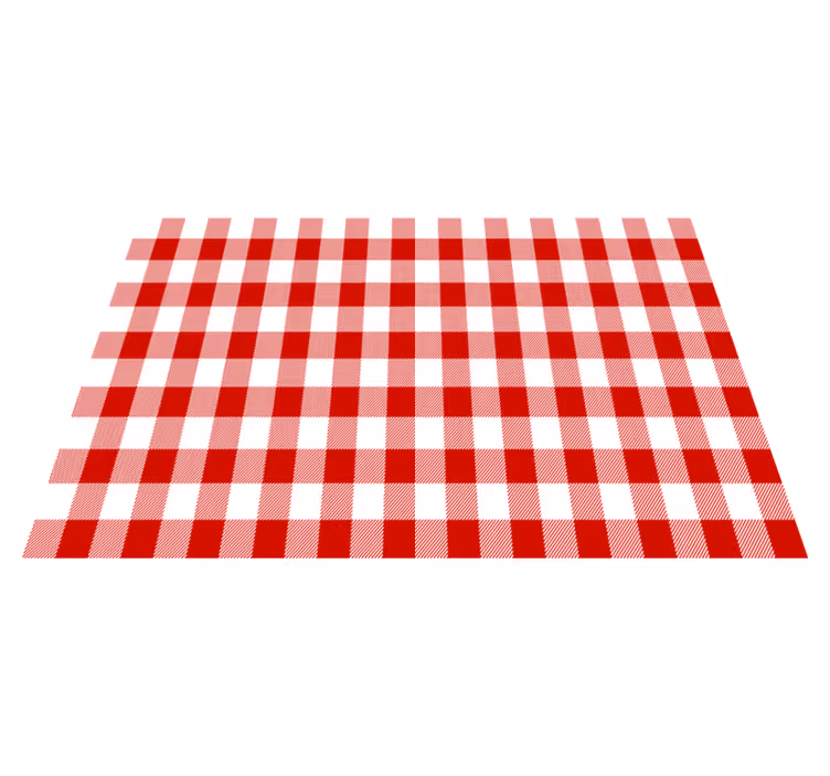 Tovaglietta americana ristorante stile check tradizionale - TenStickers
