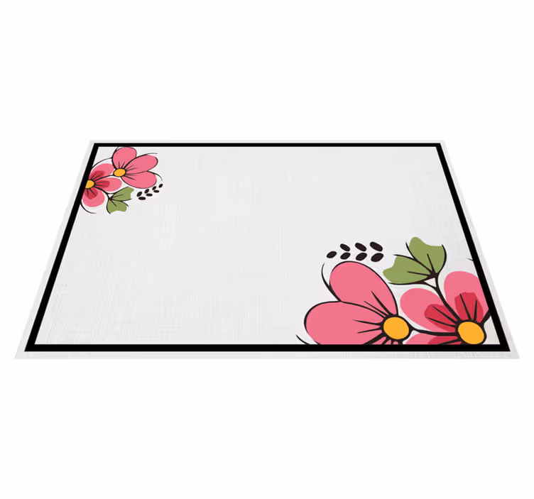 Tovaglietta americana originale design floreale - TenStickers