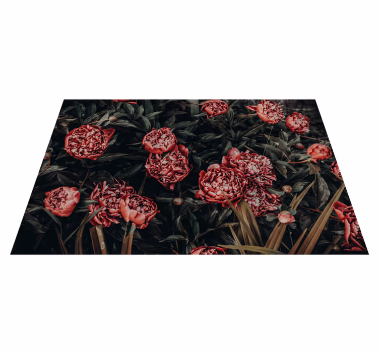 Tovaglietta americana esplosione di fiori vibranti - TenStickers