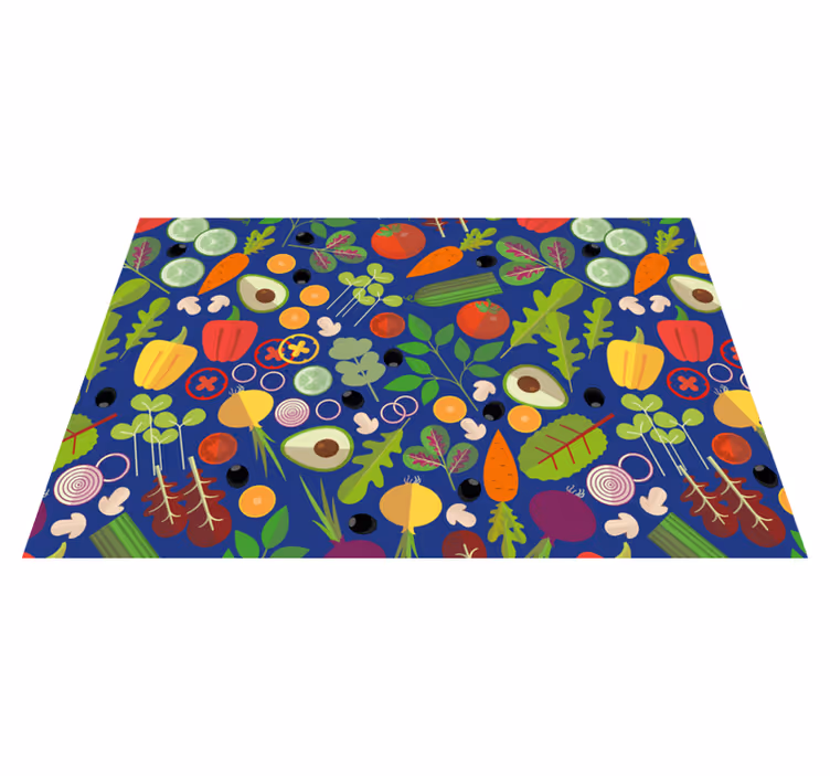 Tovaglietta americana originale motivo vegetale vivace - TenStickers
