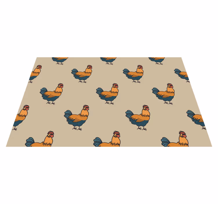 Tovaglietta americana originale con motivo gallinaceo - TenStickers