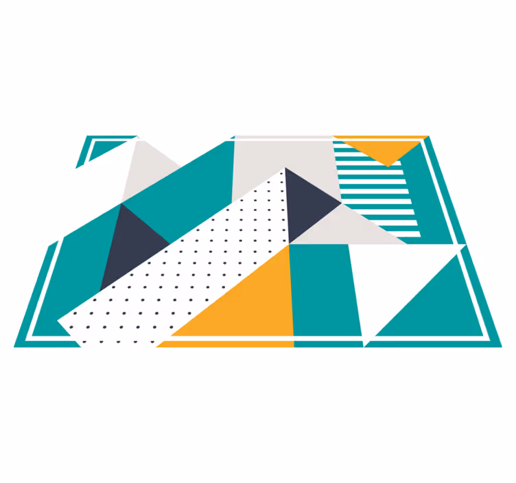 Tovaglietta americana moderna forme geometriche - TenStickers