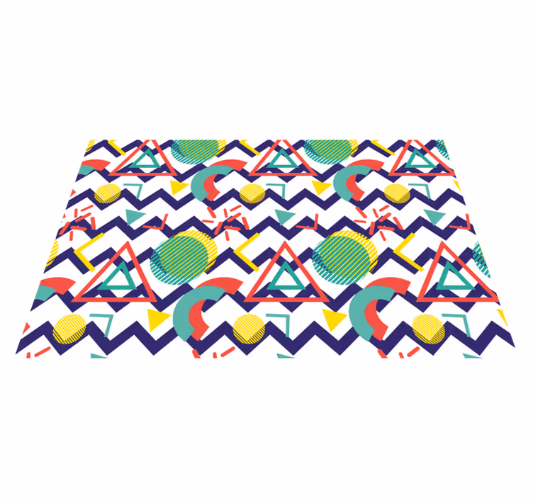 Tovaglietta americana moderna disegno del modello geometrico - TenStickers