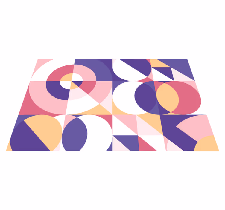 Tovaglietta americana moderna disposizione colori geometrici - TenStickers