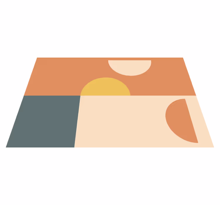 Tovaglietta americana moderna forme geometriche colorate - TenStickers