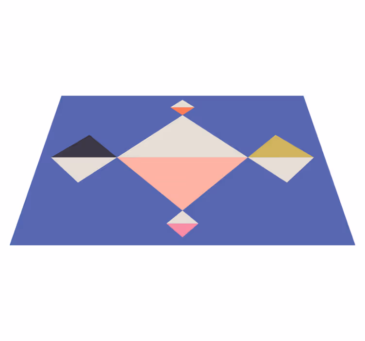 Tovaglietta americana moderna quadrati colorati geometrici - TenStickers