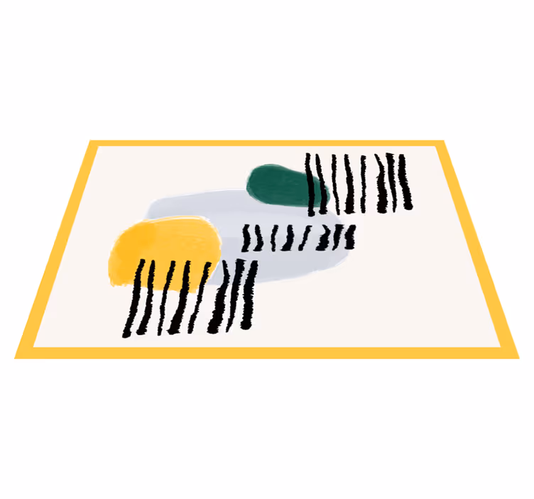 Tovaglietta americana moderna forme geometriche vivaci - TenStickers