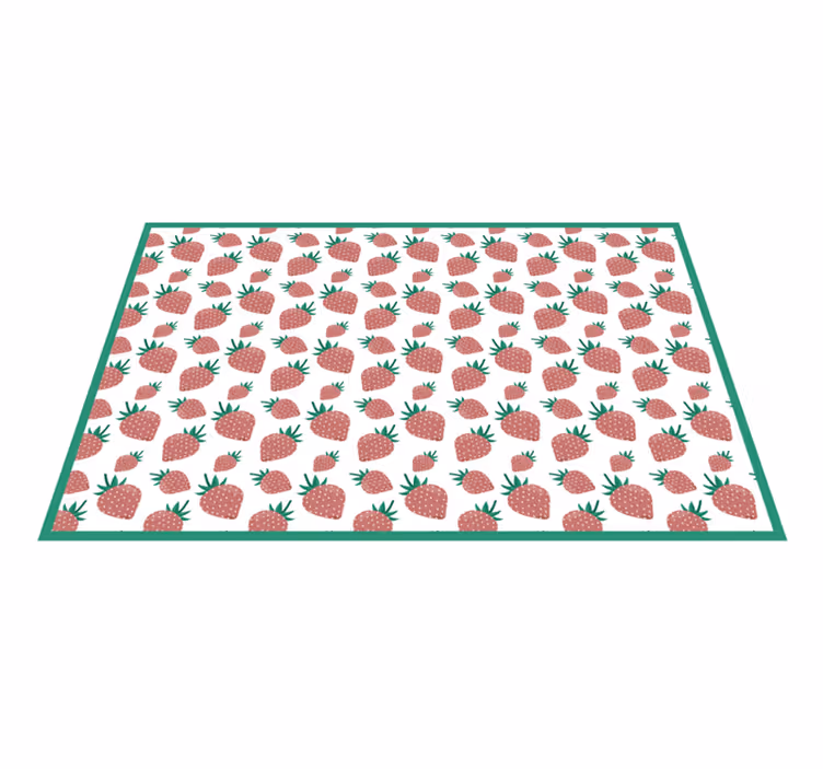 Tovaglietta americana originale con motivo fragola - TenStickers