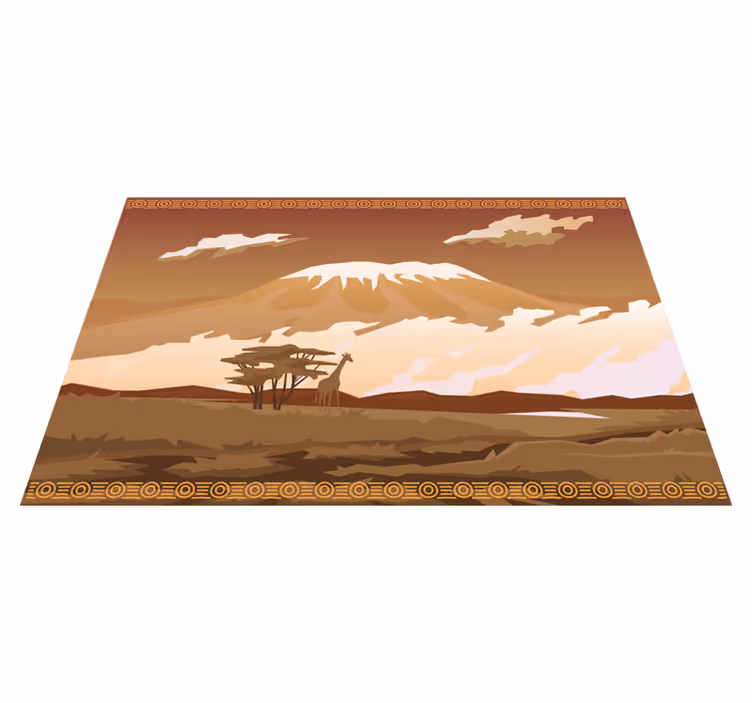 Tovaglietta americana originale paesaggio montano maestoso - TenStickers