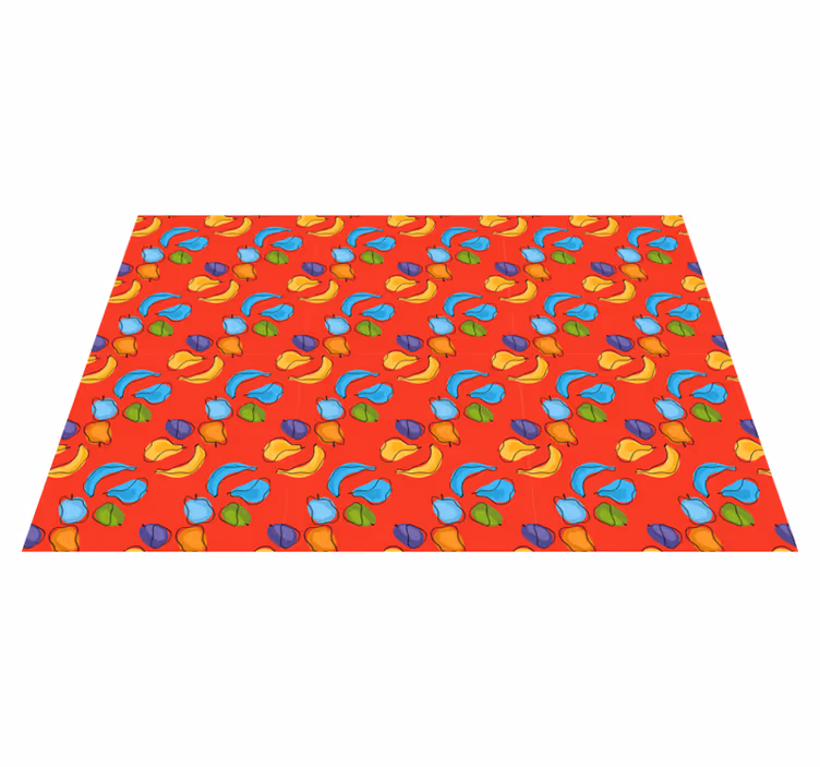 Tovaglietta americana originale motivo frutta colorata - TenStickers