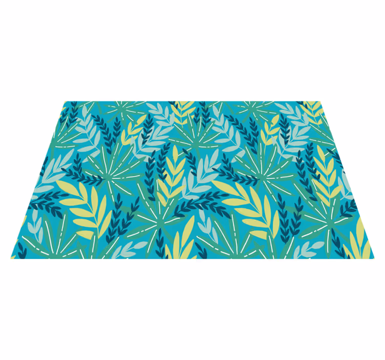 Tovaglietta americana originale motivo botanico foglioso - TenStickers