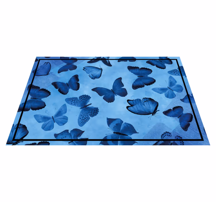 Tovaglietta americana con sfondo a farfalle - TenStickers