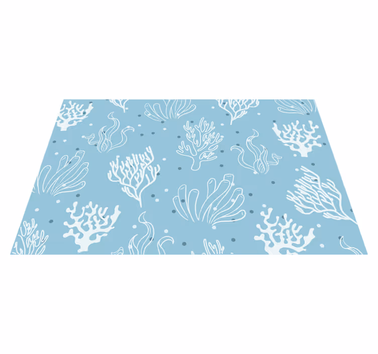 Tovaglietta americana originale set di ciotole corallo - TenStickers