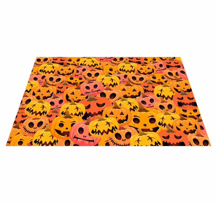 Tovagliette americana Halloween collezione di arte di zucca - TenStickers