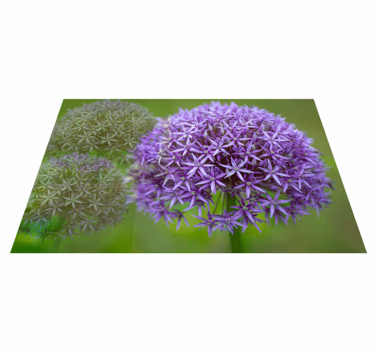 Tovaglietta americana fiori viola vibranti - TenStickers
