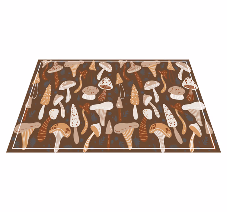 Tovaglietta americana originale superficie a motivo fungo - TenStickers
