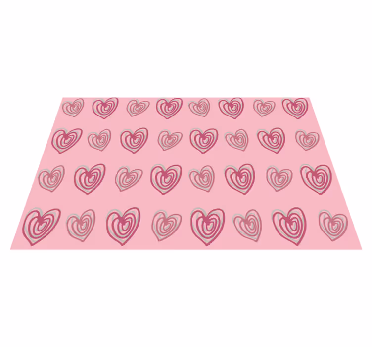 Tovaglietta americana originale con superficie a cuori - TenStickers