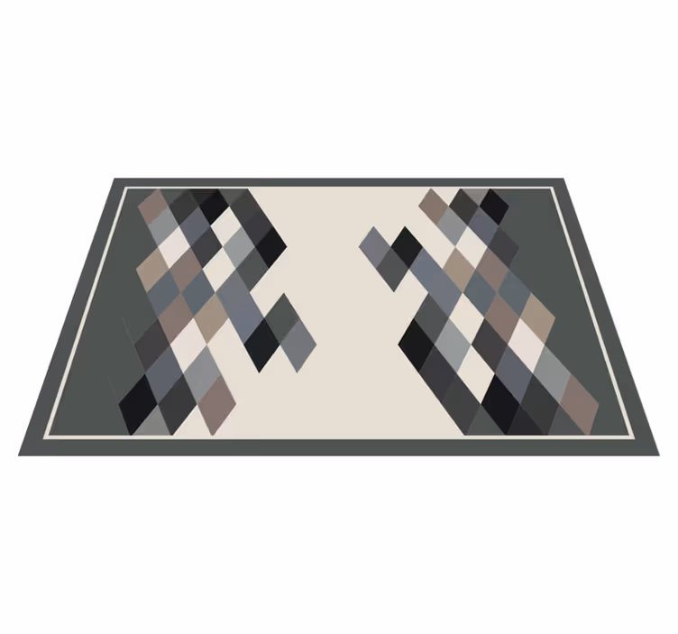 Tovaglietta americana moderna superficie geometrica - TenStickers